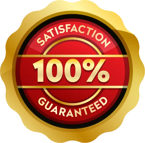 100% Satisfaction Guaranteed seal